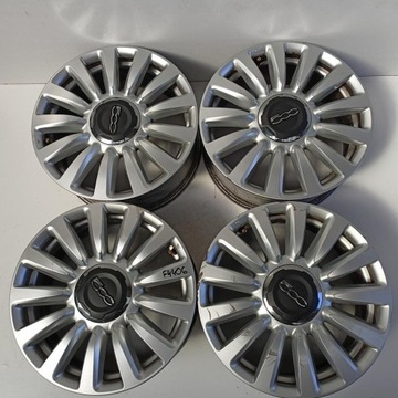 4× DISK HLINÍK FIAT OE 500 L 6.5" X 16" 5X98 ET 39