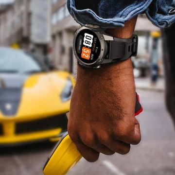 SMARTWATCH MĘSKI GPS ZEGAREK WODOODPORNY IP69K MENU PL ROZMOWY AMOLED SPORT