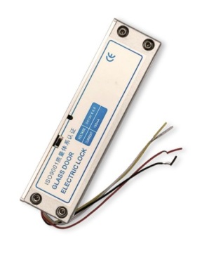 Электромагнитный реверсивный ригель MIA RE-500U для стеклянных дверей Замок