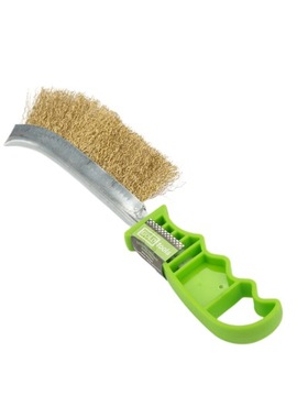 ПРОЧНАЯ ЛАТУННАЯ УЗКАЯ ПРОВОЛОЧНАЯ ЩЕТКА С ПРОЩЕЛЬМИ