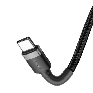 КАБЕЛЬ BASEUS STRONG USB-C ДЛЯ БЫСТРОЙ ЗАРЯДКИ TYPE-C TYPE-C PD 60W QC 3.0 1M