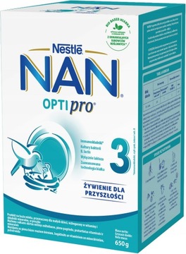 Nestle NAN Optipro 3 Mleko Następne Po Roku 650g