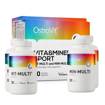 OstroVit 2 x VITA MINERALS SPORT MULTI WITAMINY I MINERAŁY KOMPLEKS
