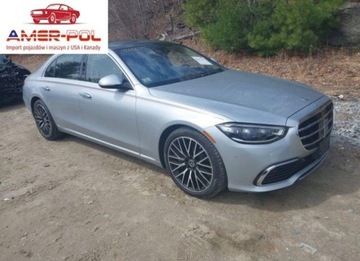 Mercedes Klasa S W223/V223 2022 Mercedes-Benz Klasa S 580 4Matic 2022 4.0l 4.0 Benzyna 496KM