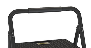 BONTEC Лестница с 2 ступенями, грузоподъемность 272 кг, широкие складные ступени.