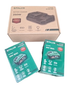 СНЕГОУборщик STALCO АККУМУЛЯТОРНЫЙ S-97730 + 2x АККУМУЛЯТОР 8ah + ЗАРЯДНОЕ УСТРОЙСТВО
