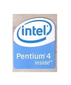 Naklejka Intel Pentium 4 inside 19 x 23 mm 037