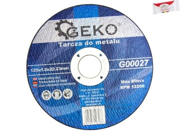 GEKO TARCZA DO METALU 125X1.0 G00027