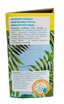 ВЛАЖНЫЕ САЛФЕТКИ DADA EVERYDAY 1512шт 21х72