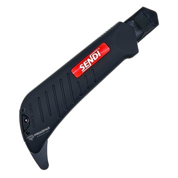 Нож строительный Sendi ULTRABLADE 18мм с крючком для ложи GLAZURNIK ELECTRYK