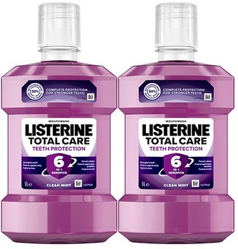 LISTERINE Total Care Protection płyn do płukania jamy ustnej 1000ml x2