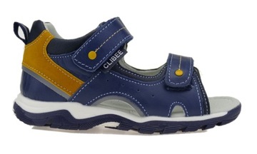 КОЖАНЫЕ САНДАЛИИ ДЛЯ МАЛЬЧИКОВ ДЕТСКАЯ ОБУВЬ САНДАЛИИ на липучке, размер 26