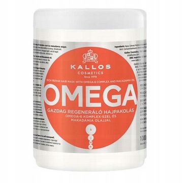 KALLOS MASKA DO WŁOSÓW OMEGA REGENERUJĄCA 1000ML