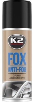Preparat Środek Przeciw Parowaniu Szyb K2 FOX SPRAY Anti-Fog 150ml