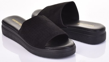 ТАПОЧКИ ЖЕНСКИЕ НА ПЛАТФОРМЕ, ЗАМШЕВЫЕ, УДОБНЫЕ