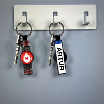 Брелок с ЛЮБОЙ ГРУППОЙ КРОВИ + СВОЕ ИМЯ для папы на День отца