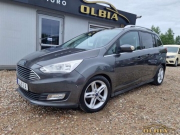 Ford C-MAX II Grand C-MAX Facelifting 1.5 EcoBoost 182KM 2016 Ford Grand C-MAX Park assist Podgrzewana kierownica Czujniki parkowania Su, zdjęcie 10