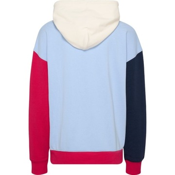 TOMMY HILFIGER BLUZA DAMSKA Z KAPTUREM TJW CBLK HOODIE NIEBIESKA r.S