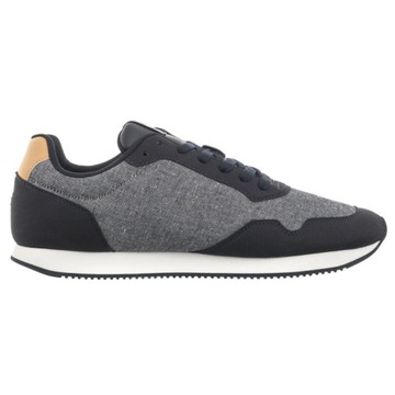 Buty Sneakersy Męskie Tommy Hilfiger Lo Runner Mix Chambray Granatowe