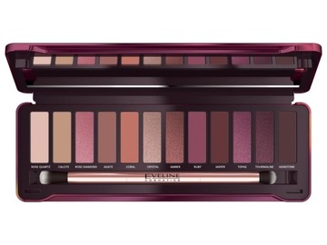 Eveline Cosmetics Ruby Glamour 12 теней для век