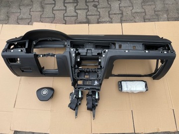 VW PASSAT B8 DESKA KONSOLA KOMPLET AIRBAG ORYGINAŁ