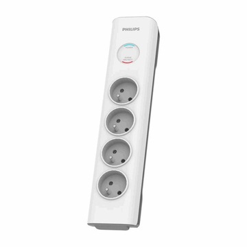 PHILIPS LISTWA PRZEPIĘCIOWA 4 GNIAZDA 2M BIAŁA 16A