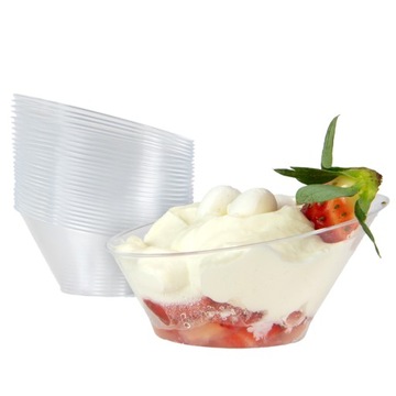PUCHARKI POJEMNIKI NA DESERKI 70ml 24szt. kubek LUNA na przekąski desery