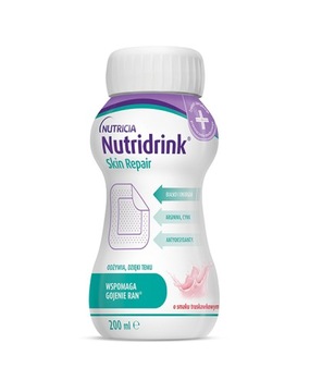 NUTRIDRINK SKIN REPAIR ZESTAW 4 X 200 ML TRUSKAWKA