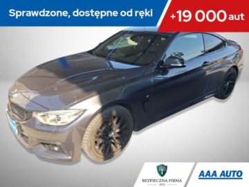 BMW Seria 4 F32-33-36 Coupe 430i 252KM 2016 BMW 4 430i, Salon Polska, Serwis ASO, 4X4