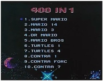 Konsola przenośna GAMEBOY Trusty T400 DUŻO GIER KOLOROWY LCD + KABEL TV USB