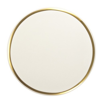 ZDJĘCIE NAGROBKOWE SEPIA ZŁOTA RAMKA KOŁO - 11cm