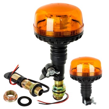 LAMPA OSTRZEGAWCZA KOGUT 36 LED z uchwytem