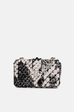 Pinko torebka z wężowym wzorem Love One Mini Cl Jacquard