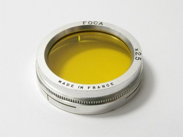 FOCA France filtr żółty x2,5 nasadkowy 36mm