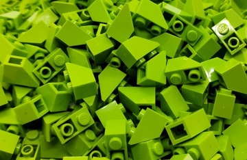Lego 3665 Slope Inverted Lime 20szt. NOWE