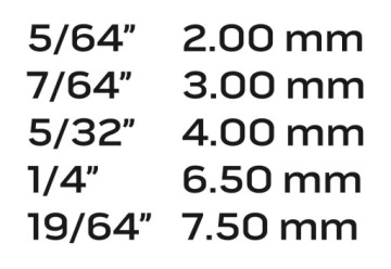 Винтовые экстракторы для сломанных винтов с пилотными сверлами 10 шт. 09-609 NEO