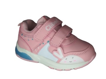 BUTY DZIECIĘCE SPORTOWE WKŁ. SKÓRZANA NA RZEPY roz. 25