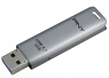 БЫСТРЫЙ USB-НАКОПИТЕЛЬ PNY 32 ГБ USB 3.1 ELITE METAL