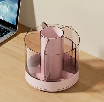 Подставка-органайзер для школьных принадлежностей, мелков, маркеров, ручек, вращающаяся на 360°.