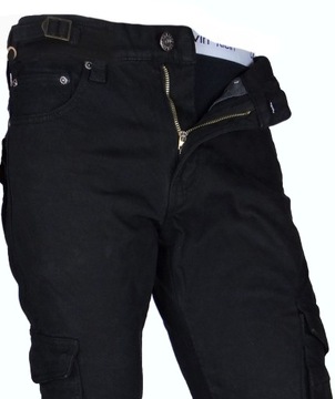 Брюки-карго ЧЕРНЫЕ размер 39 L30 WORK-Y Короткие Эластичные Различные размеры