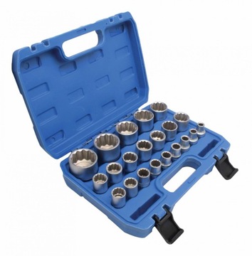 Торцевые ключи 12-гранные головки 8–36 мм Головка 1/2 SPLINE 12-УГЛОВАЯ СТУПИЦА