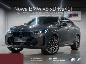 BMW X6 G06 SUV Facelifting 3.0 40i 381KM 2026 BMW X6 xDrive40i 381 KM mHEV - Pakiet M Pro - Kamera 360 - Hak Holowniczy