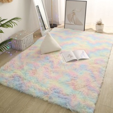 КОВЕР SHAGGY PLUSH РАДУГА С ВЫСОКИМ ВОЛОСОМ 160x200