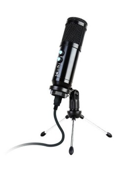BM-01 USB КОНДЕНСАТОРНЫЙ МИКРОФОН + НАСТОЛЬНАЯ ПОДСТАВКА