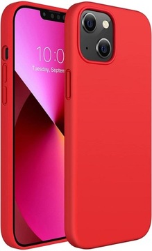ETUI SLIM SILIKON MATT DO IPHONE 13 MINI + SZKŁO
