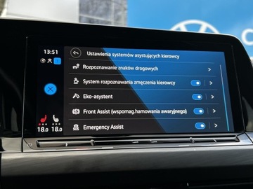 Volkswagen Golf VIII Variant 1.5 eTSI 150KM 2022 Volkswagen Golf Style| Masaż + pamięć | Navi | Pod, zdjęcie 23