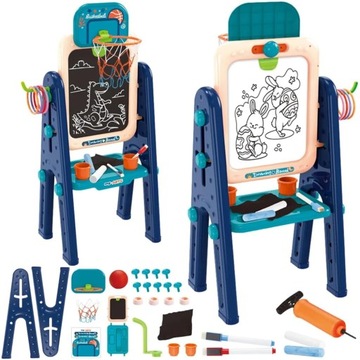 ДВУХСТОРОННЯЯ ДОСКА ДЛЯ СУХОГО СТИРАНИЯ МЕЛОМ БАСКЕТБОЛ НА EAEL