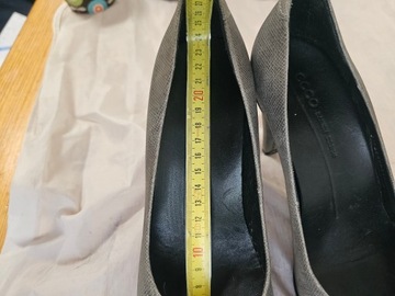 Buty czółenka szpilki skórzane Ecco rozmiar 37 wkładka 24 cm