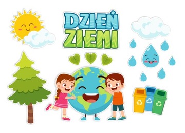 Dekoracja Dzień Ziemi Ekologia na gazetkę szkoła przedszkole