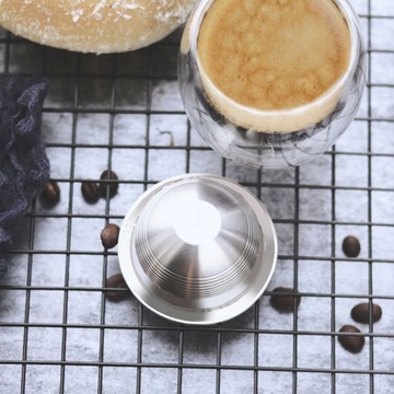 КОФЕЙНАЯ КАПСУЛА ДЛЯ NESPRESSO VERTUO Нержавеющая сталь